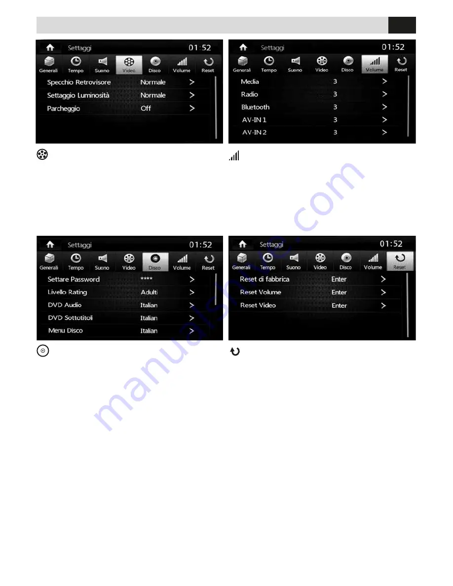 Phonocar VM 044 Instruction Manual Download Page 41