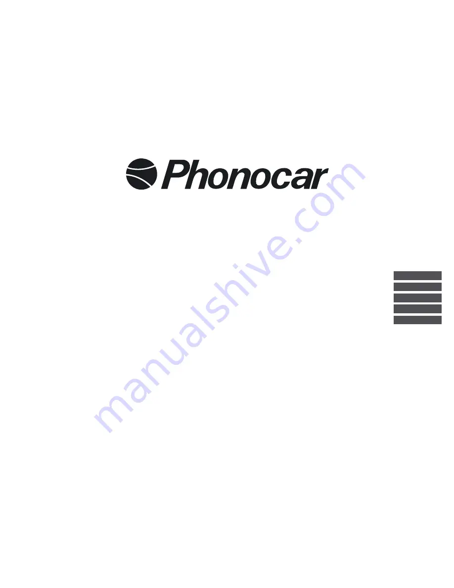 Phonocar VM 050 Instruction Manual Download Page 1