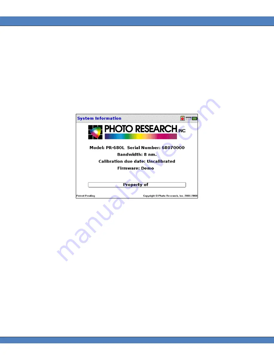 PHOTO RESEARCH SpectraDuo PR-680 User Manual Download Page 13