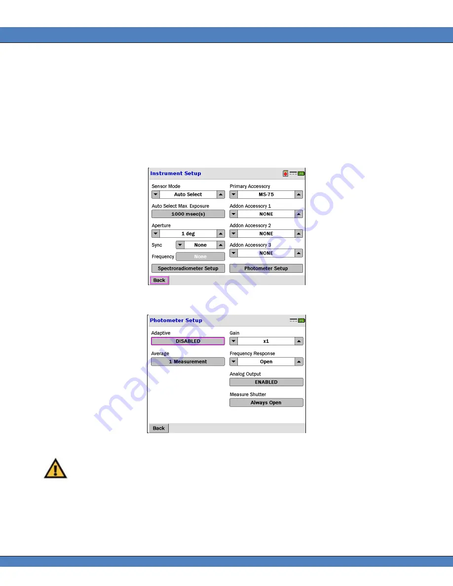 PHOTO RESEARCH SpectraDuo PR-680 Скачать руководство пользователя страница 22