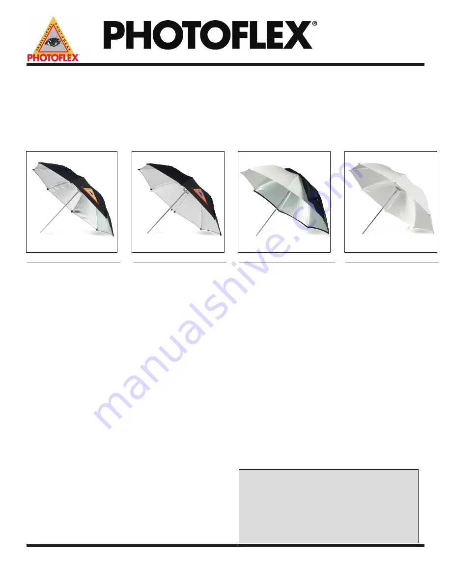 Photoflex UM-RUT30 Instructions Download Page 3