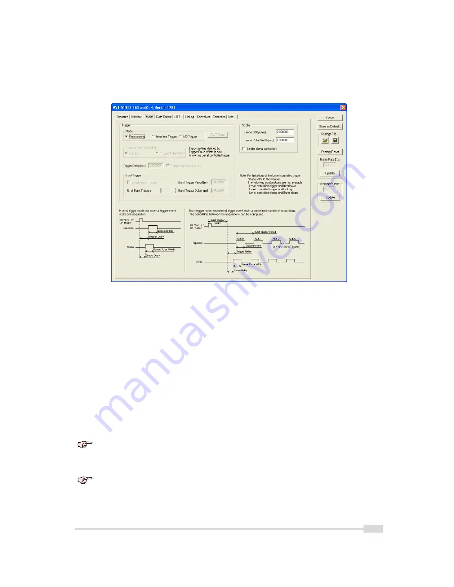 Photon Focus CameraLink MV1-D1312 series User Manual Download Page 93