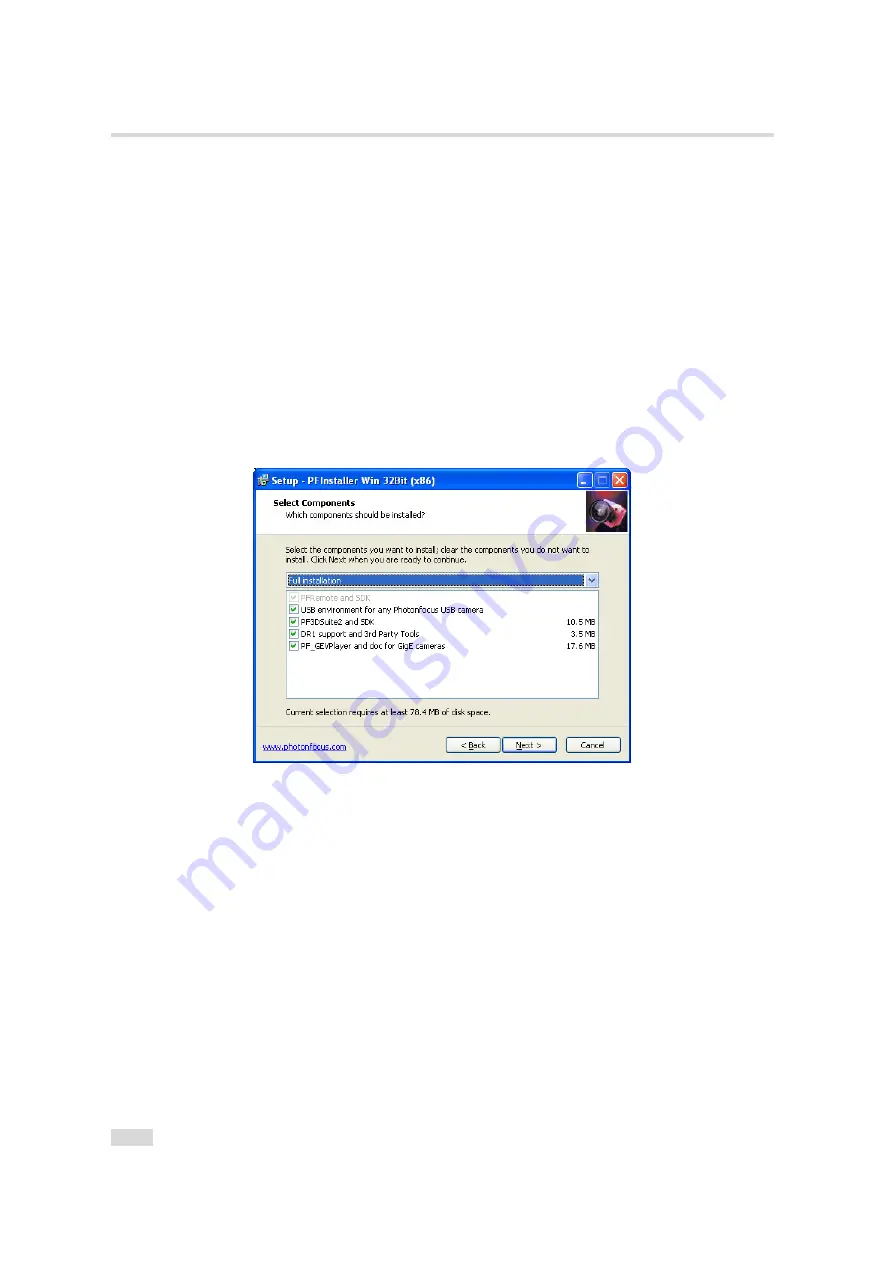 Photon Focus DR1-D3360-192-G2-8 User Manual Download Page 10