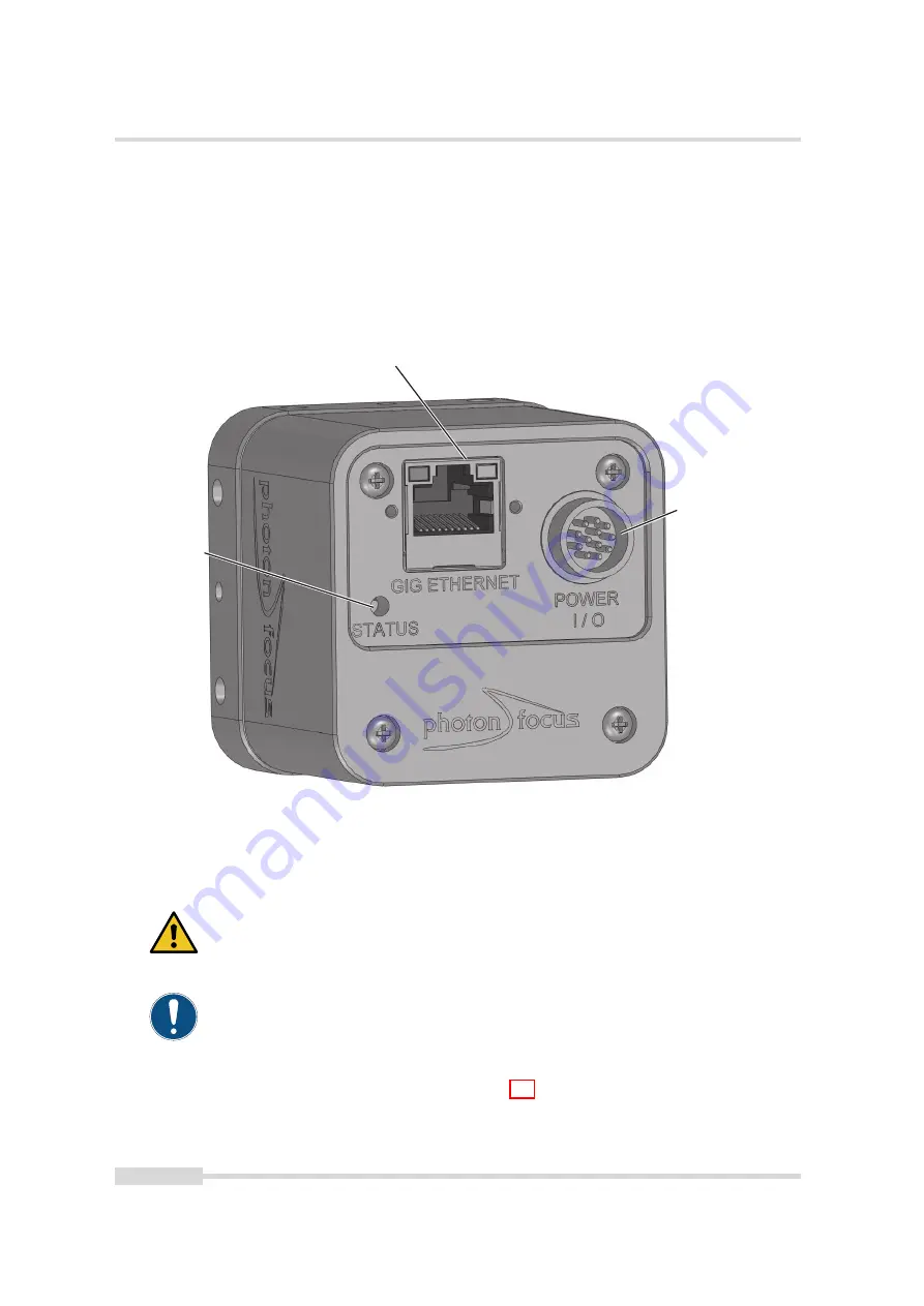 Photon Focus MV1-D1280-L01-1280-G2-12 User Manual Download Page 14