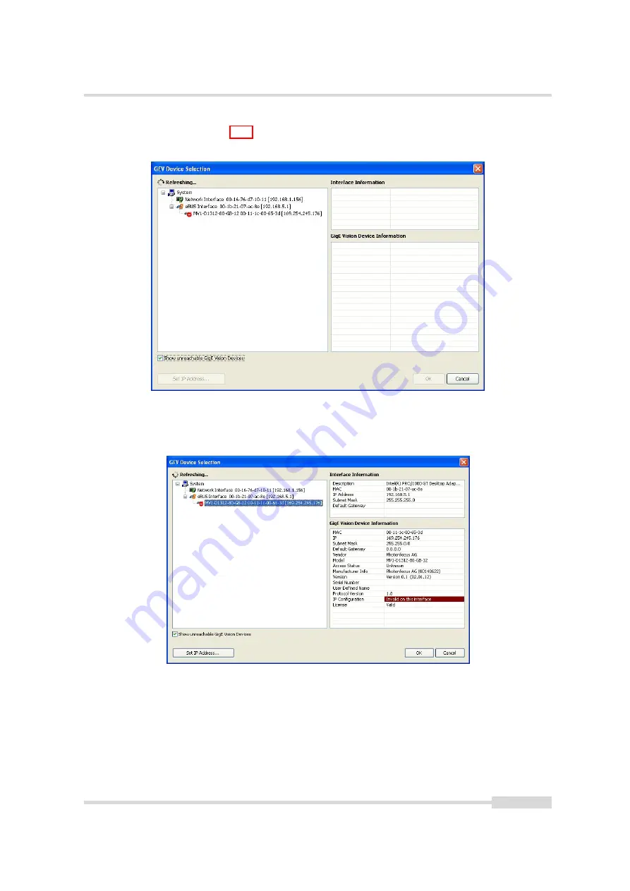 Photon Focus MV1-D1280-L01-1280-G2-12 User Manual Download Page 23