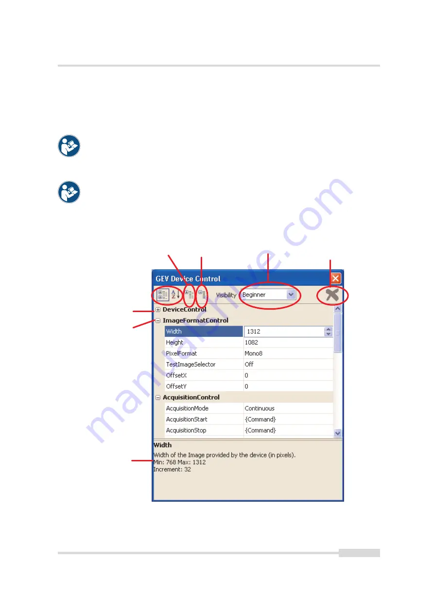 Photon Focus MV1-D1280-L01-1280-G2-12 User Manual Download Page 107