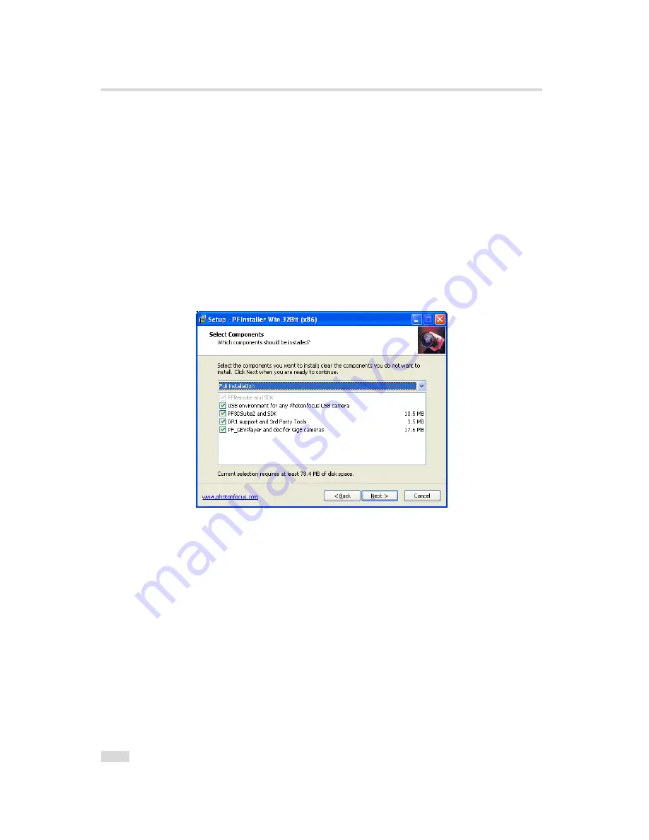 Photon Focus MV1-D2080(IE) Series User Manual Download Page 14