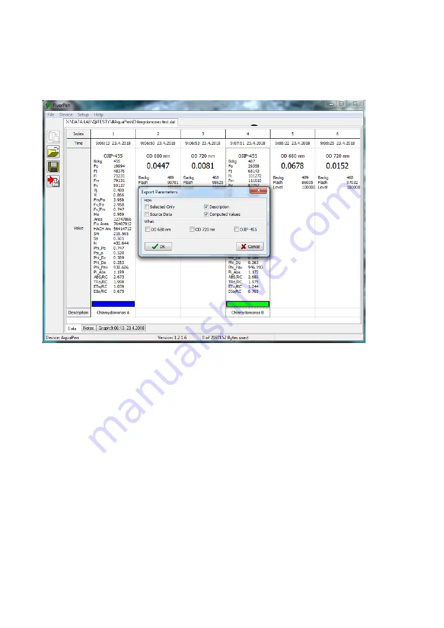 Photon Systems Instruments AquaPen-C AP 110-C Скачать руководство пользователя страница 47