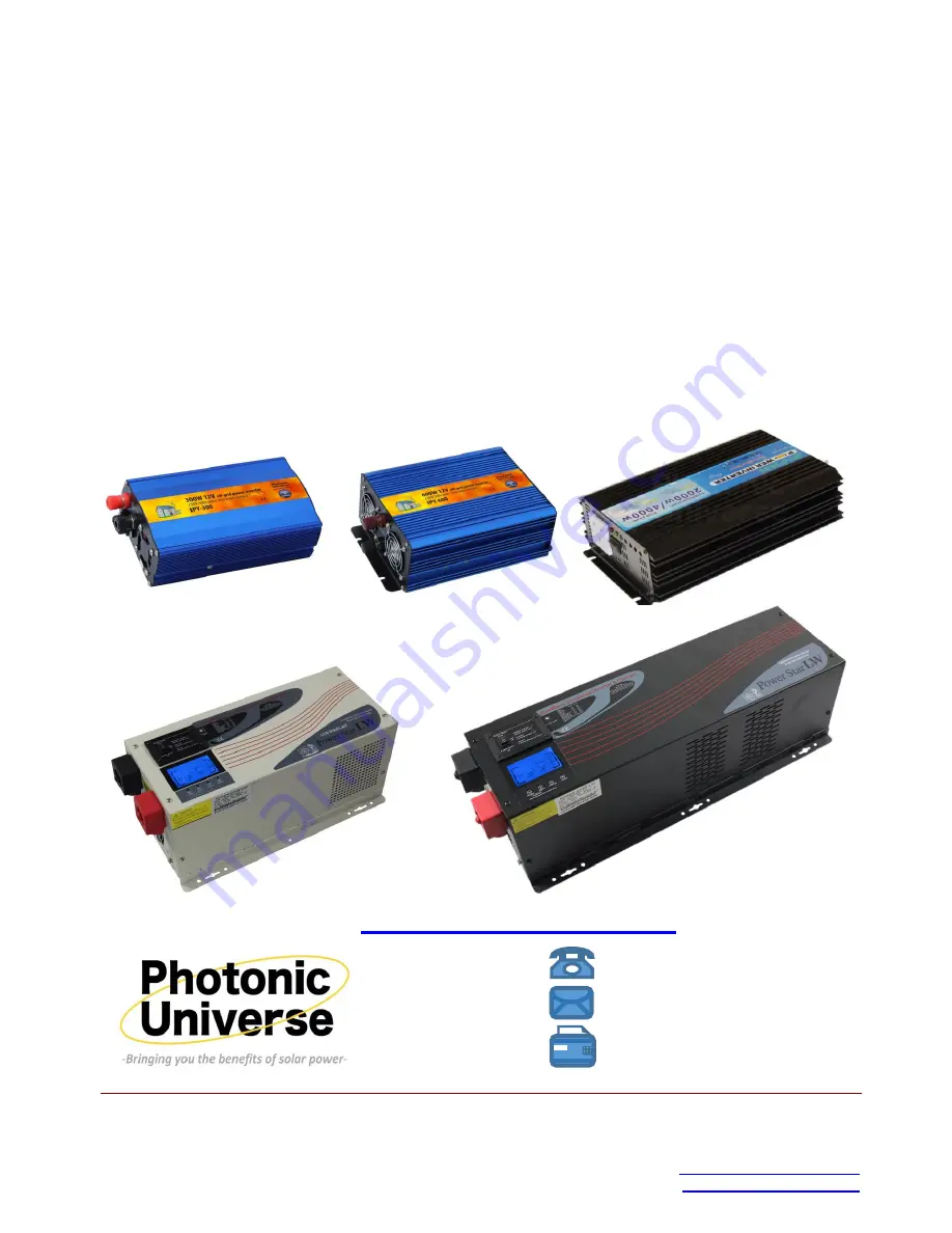 Photonic Universe 10A dual battery solarcharging kit Instruction Manual Download Page 7