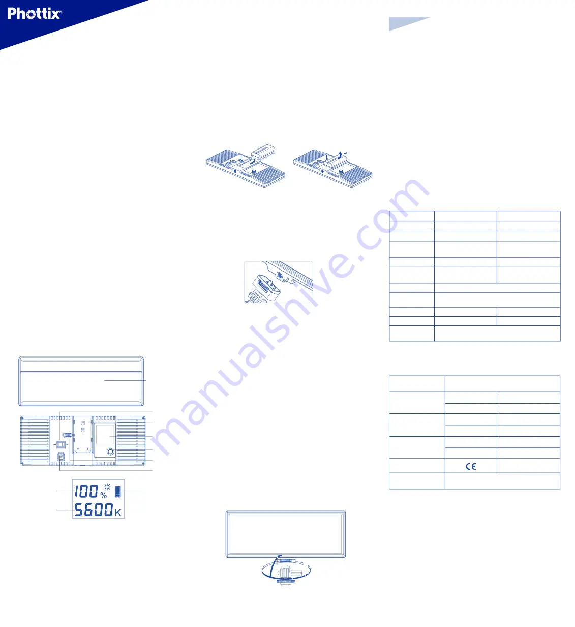 Phottix Nuada S VLED Скачать руководство пользователя страница 1