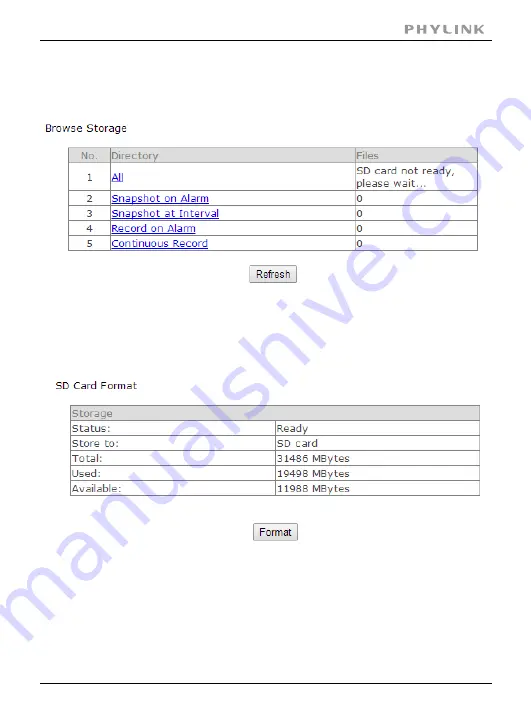 Phylink Bullet HD Скачать руководство пользователя страница 62