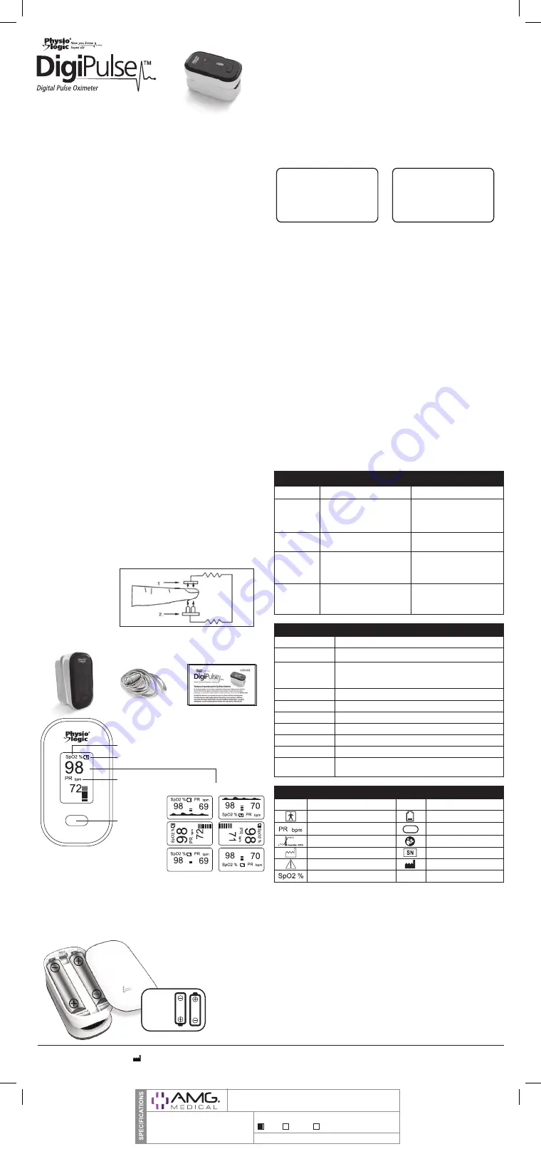 Physio Logic DigiPulse User Manual Download Page 1