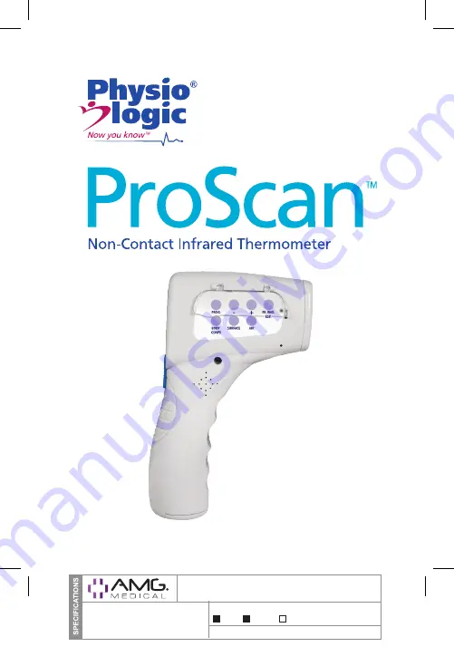 Physio Logic ProScan 016-660 Instructions Manual Download Page 1