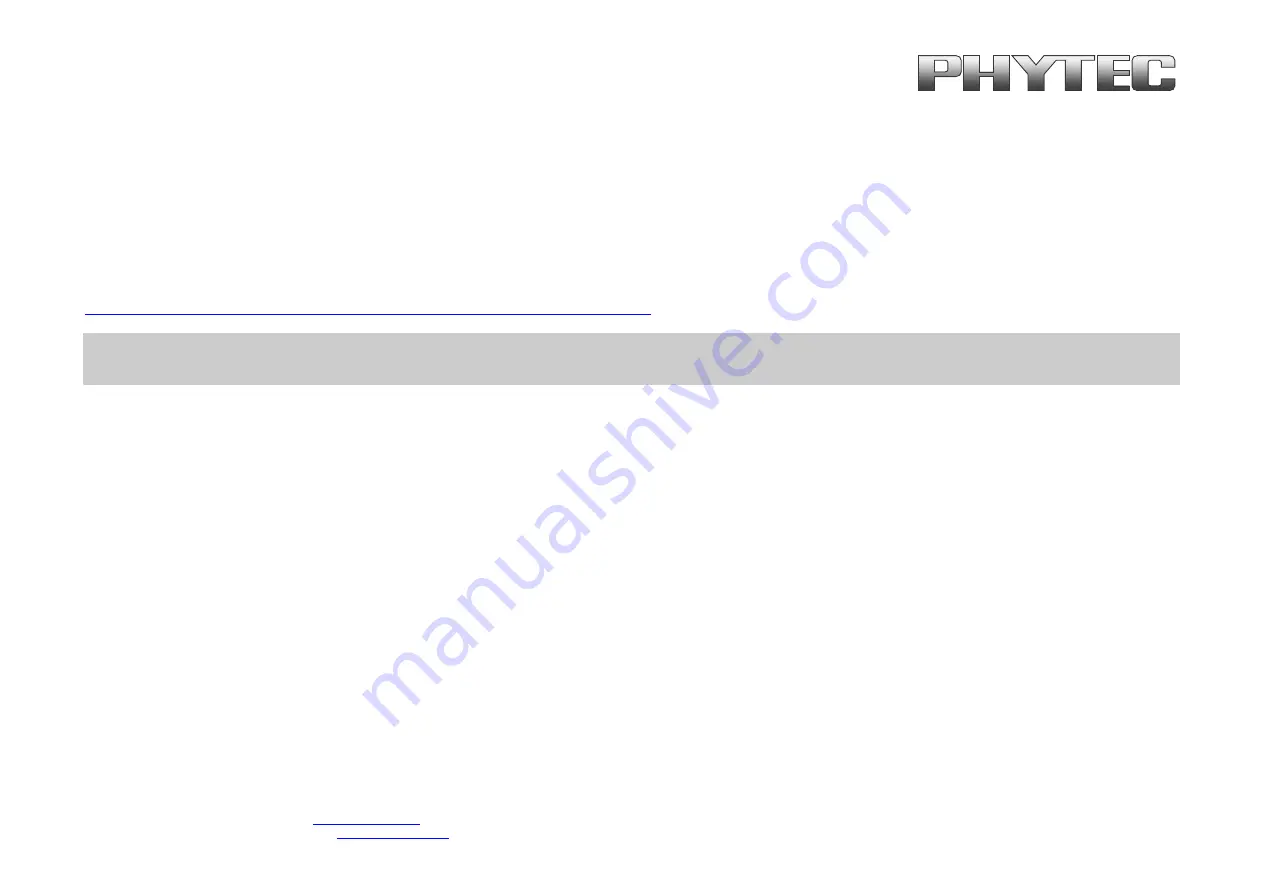 Phytec i.MX6UR Manual Download Page 6