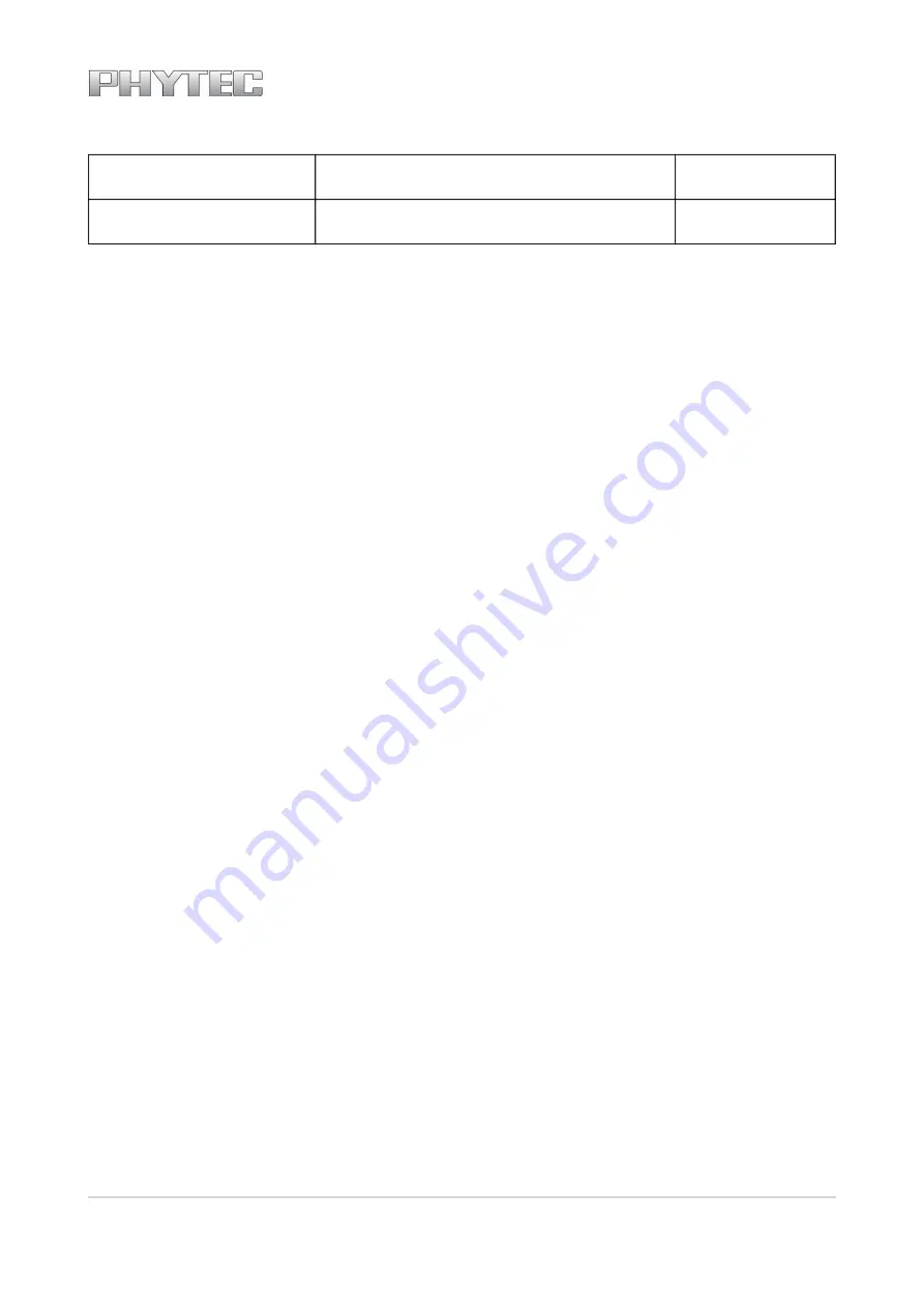 Phytec L-827e.A3 phyCORE-i.MX 6UL/ULL Hardware Manual Download Page 10