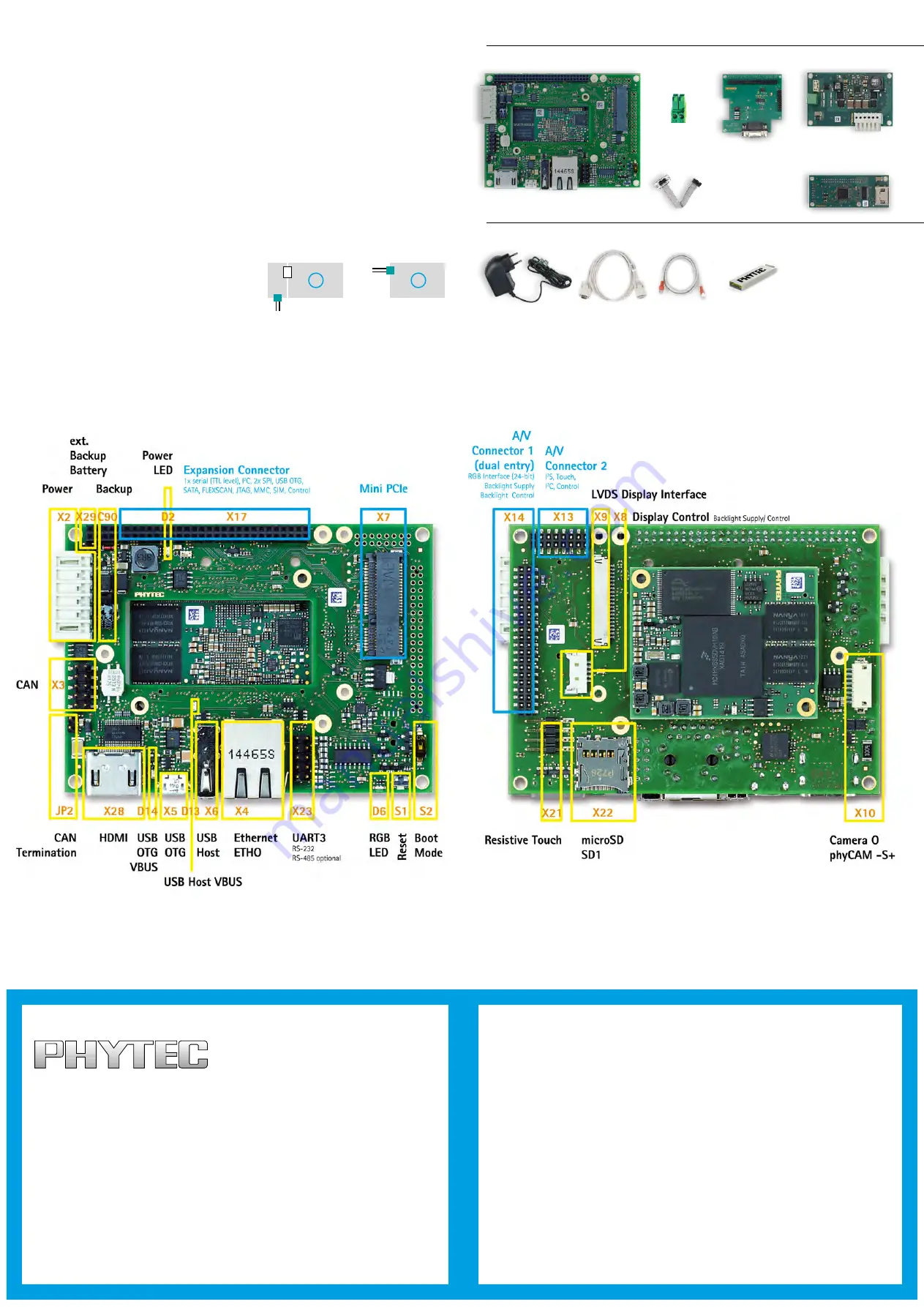 Phytec phyBOARD Mira i.MX 6 Скачать руководство пользователя страница 1