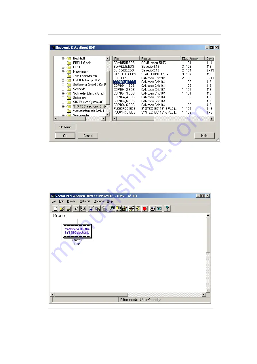 Phytec SYS TEC ELECTRONIC CANopen Chip164 Quick Start Instructions Download Page 19