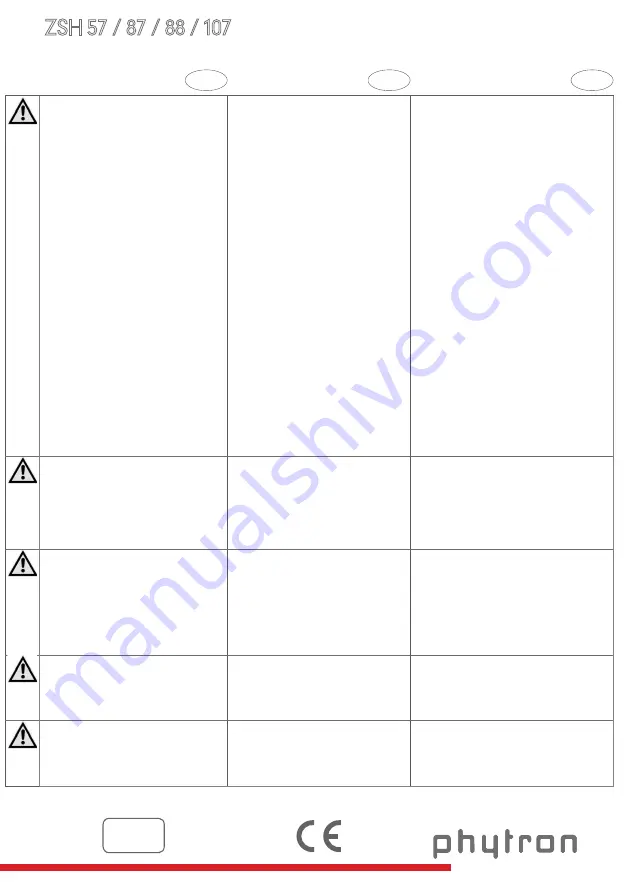 phytron ZSH 57 Assembly Instructions Manual Download Page 1