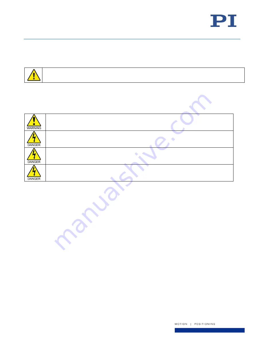 PI A-824.21 Series User Manual Download Page 12