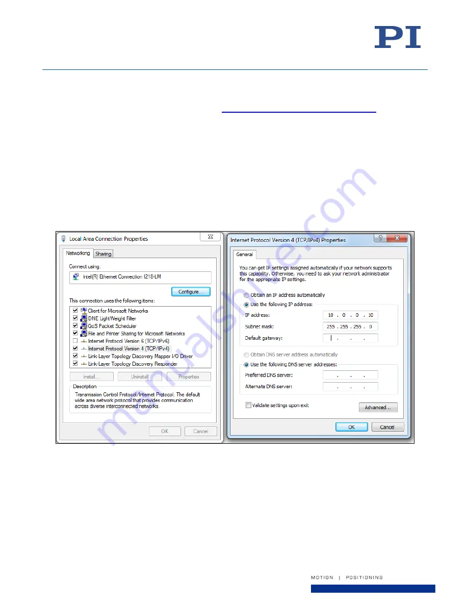 PI A-824.21 Series User Manual Download Page 18