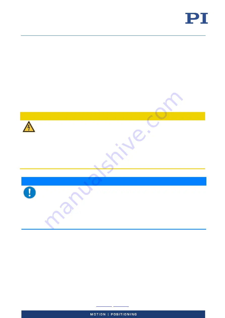 PI E-727 User Manual Download Page 49