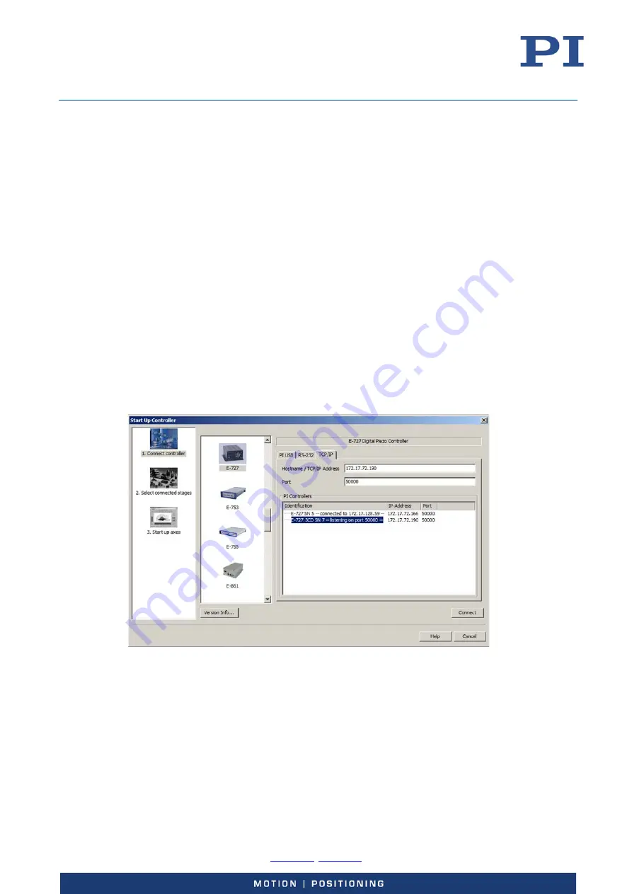 PI E-727 User Manual Download Page 60