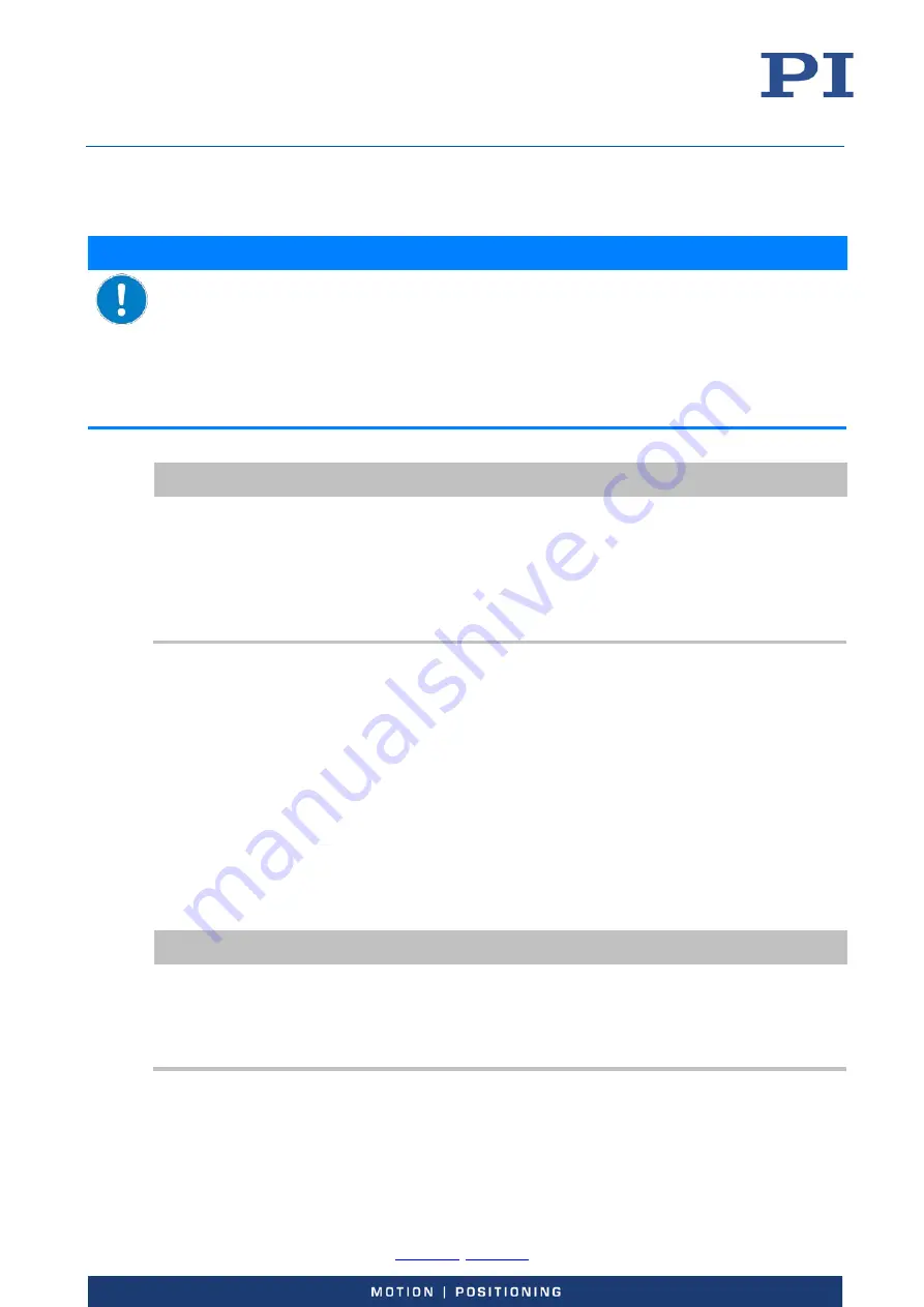 PI E-727 User Manual Download Page 118