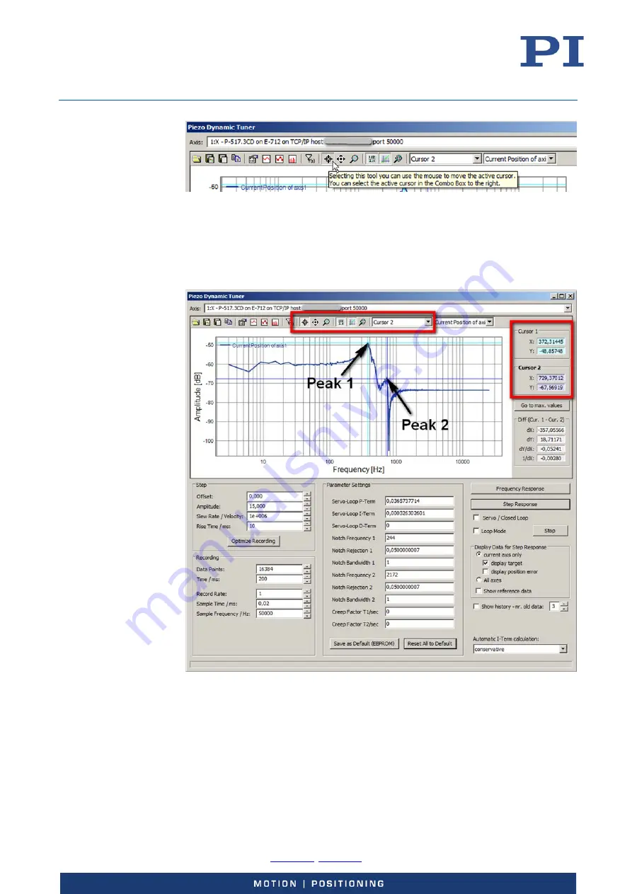 PI E-727 User Manual Download Page 138