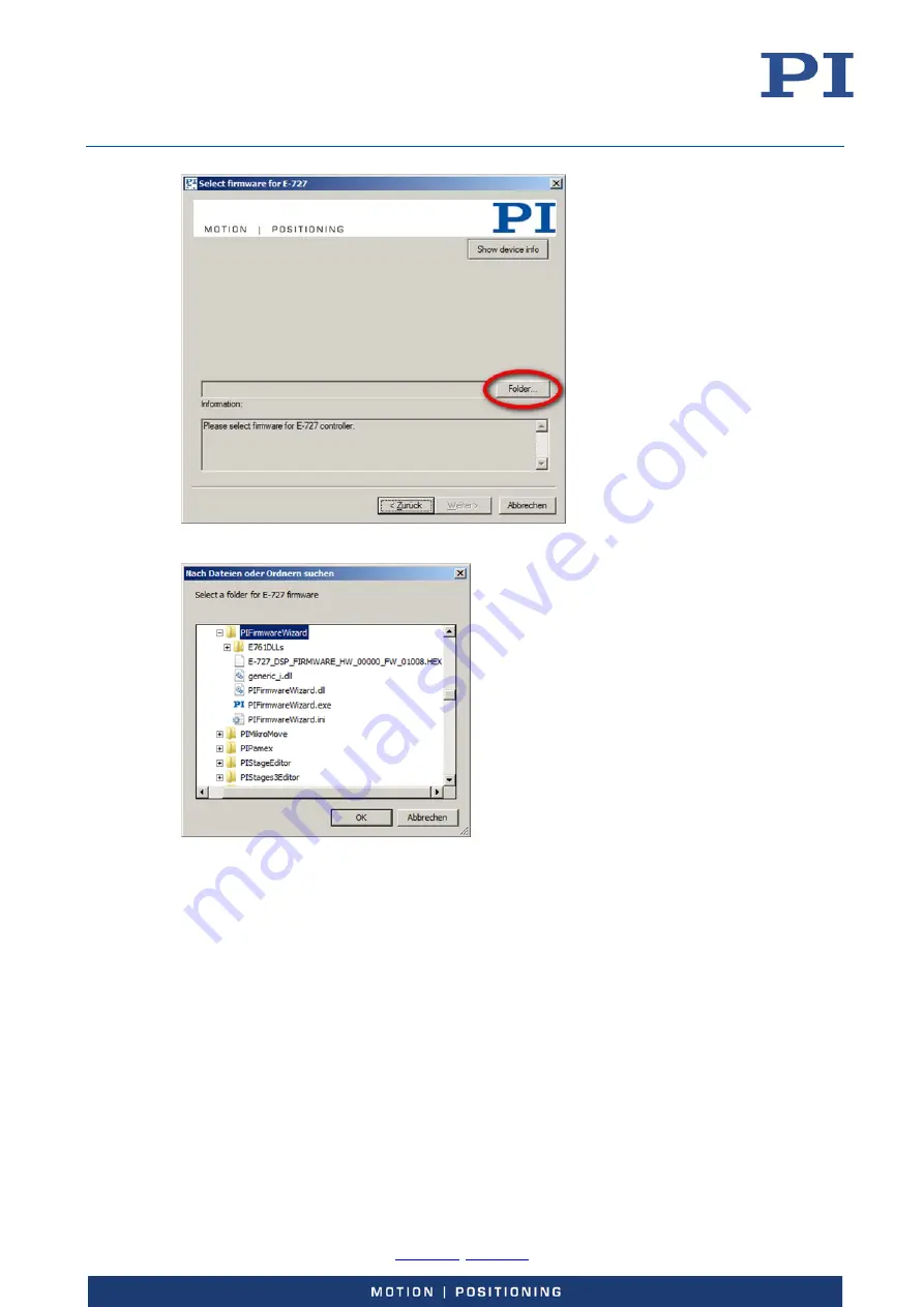 PI E-727 User Manual Download Page 208