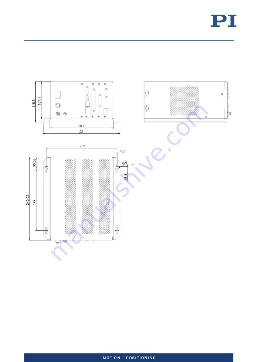 PI E-727 User Manual Download Page 223