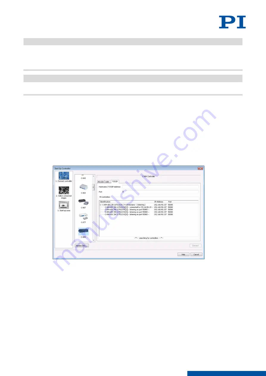 PI E-871.1A1N User Manual Download Page 57