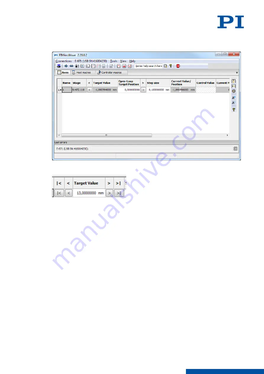 PI E-871.1A1N User Manual Download Page 62