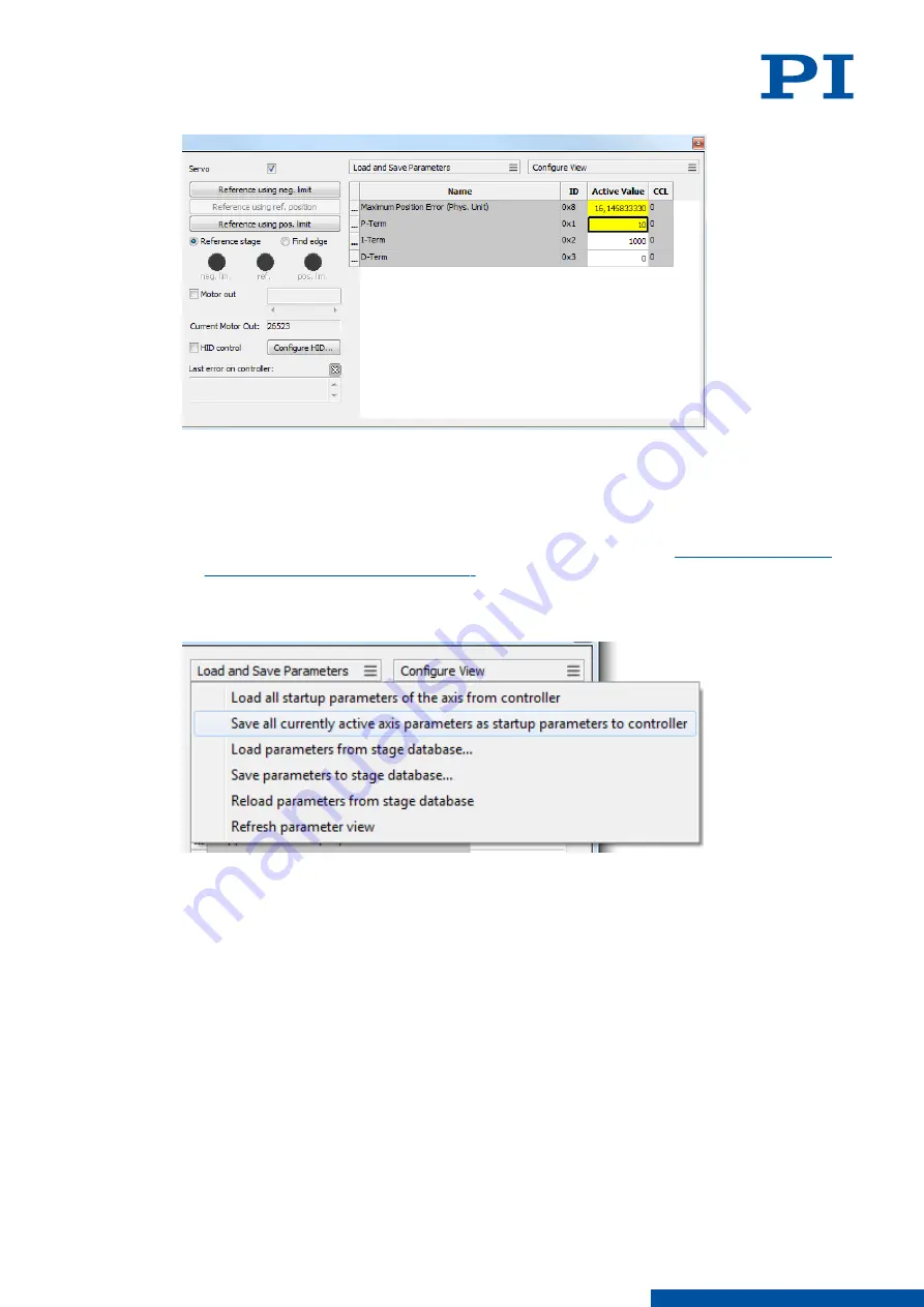 PI E-871.1A1N User Manual Download Page 70