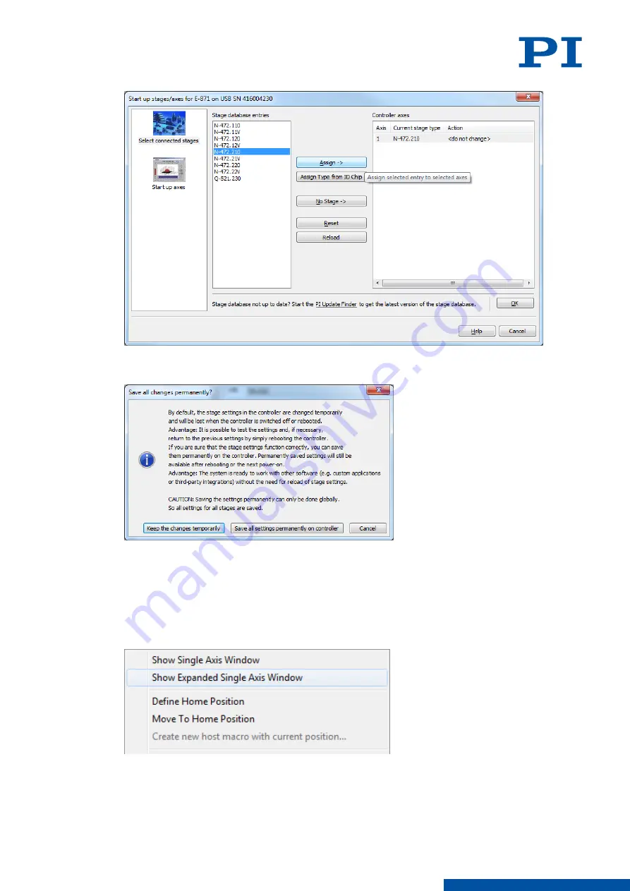 PI E-871.1A1N User Manual Download Page 111