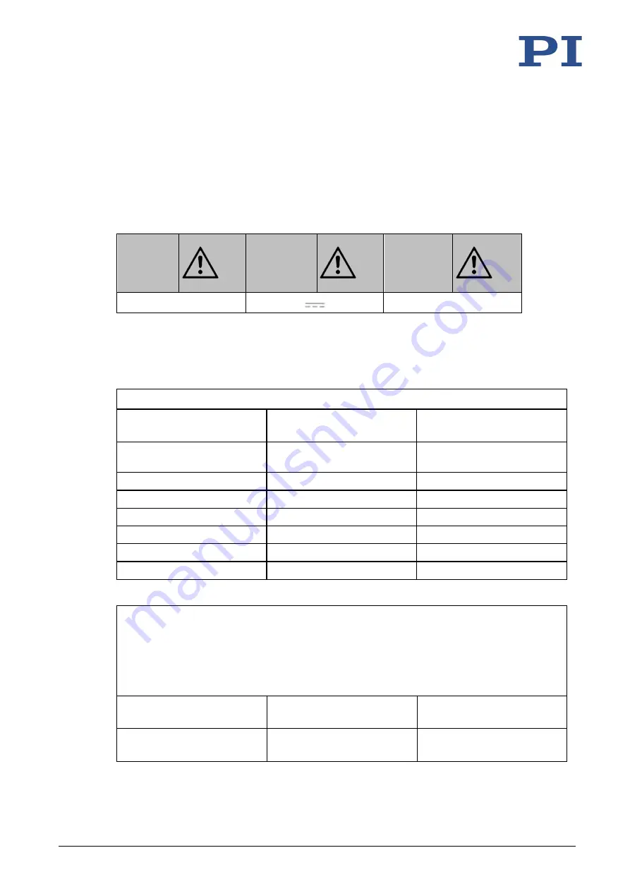 PI H-811 User Manual Download Page 73