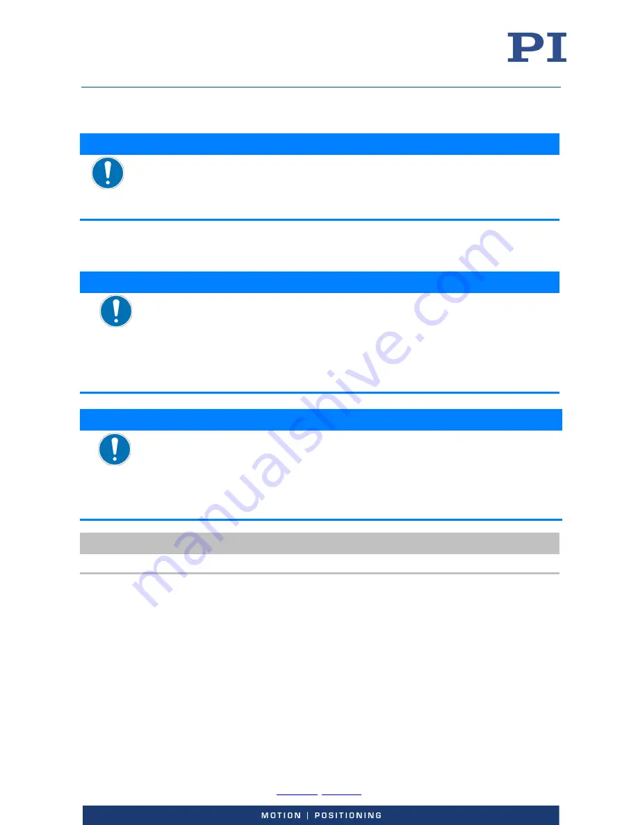 PI M-110.*2S1 series User Manual Download Page 7