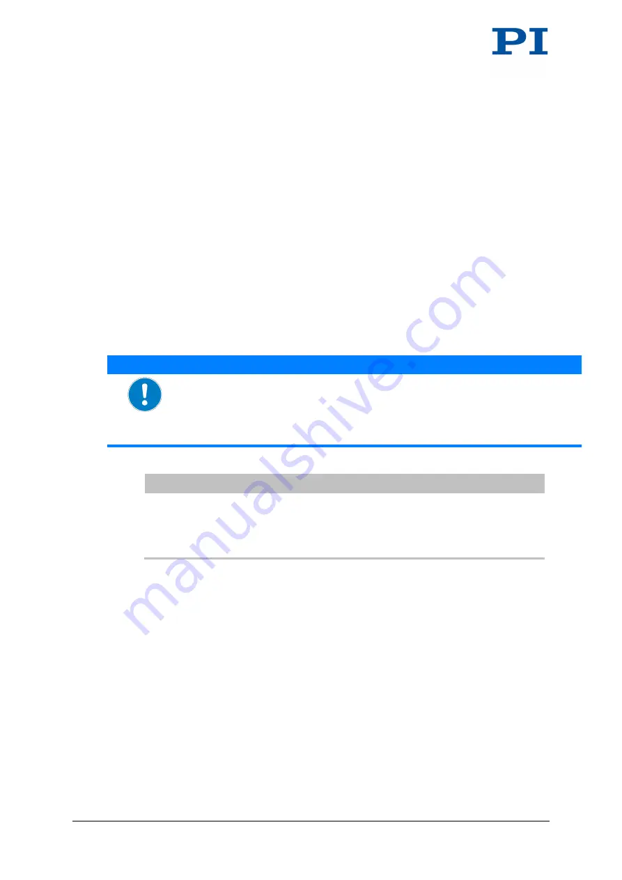 PI M-230 Series User Manual Download Page 24