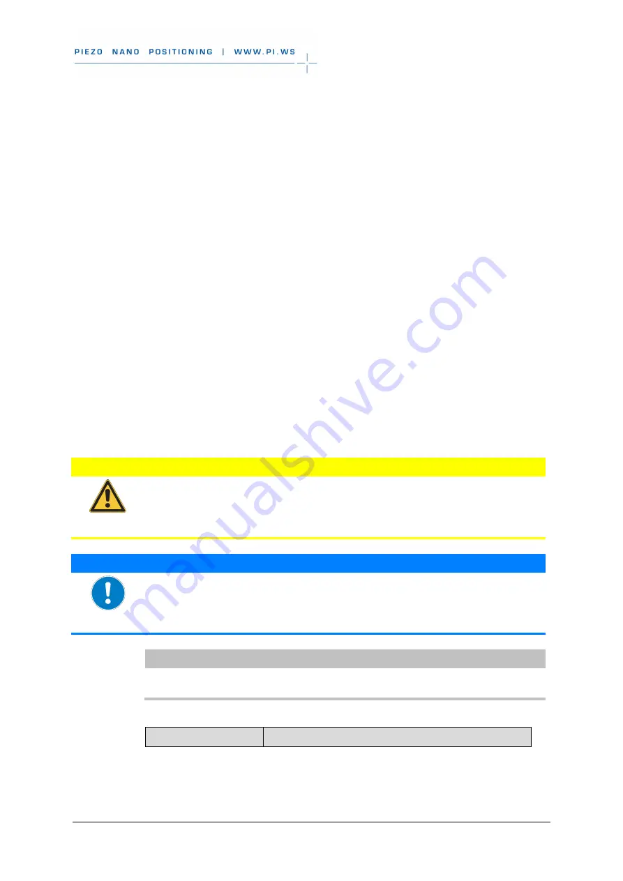 PI M-232.17 User Manual Download Page 5