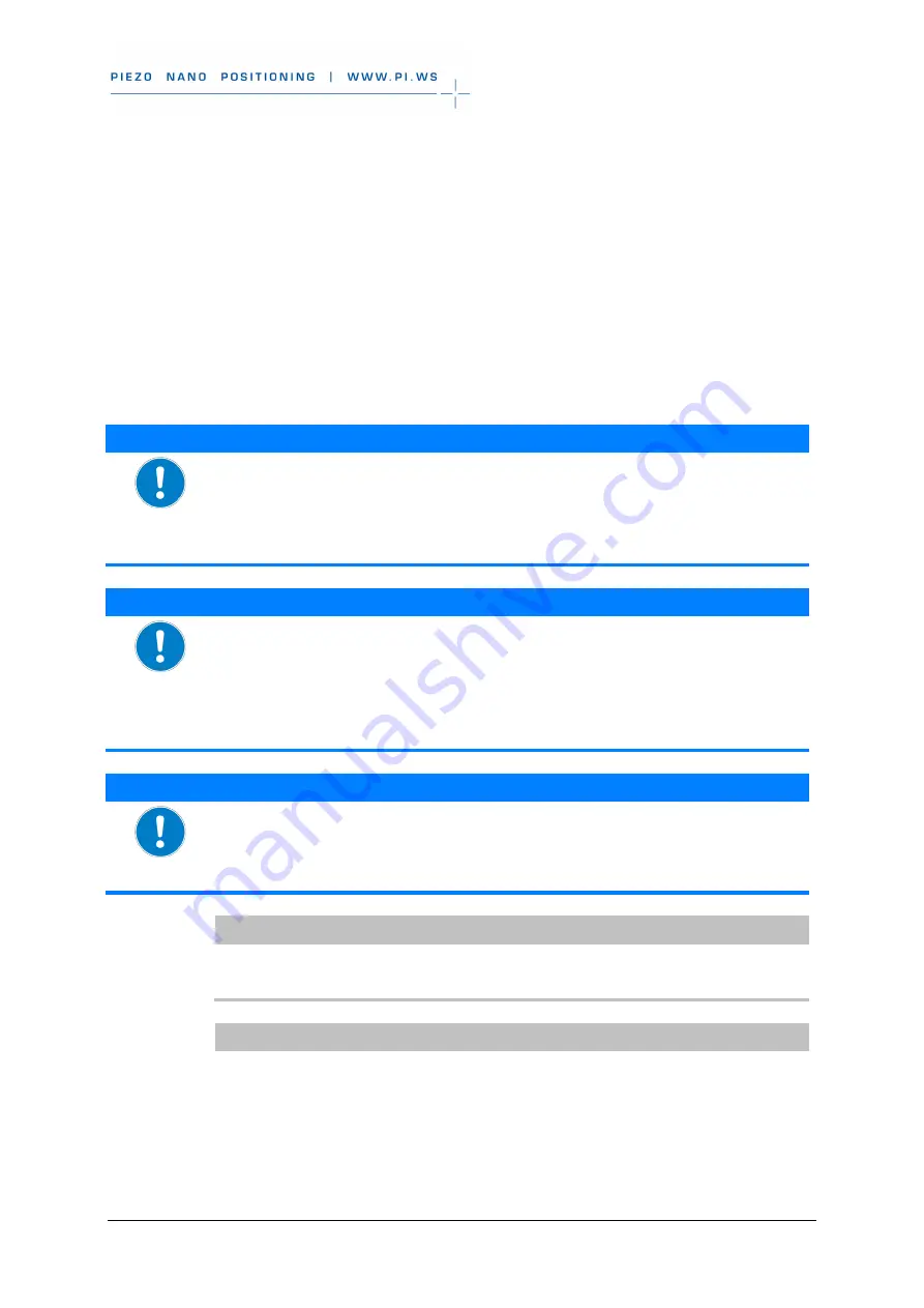 PI M-232.17 User Manual Download Page 19