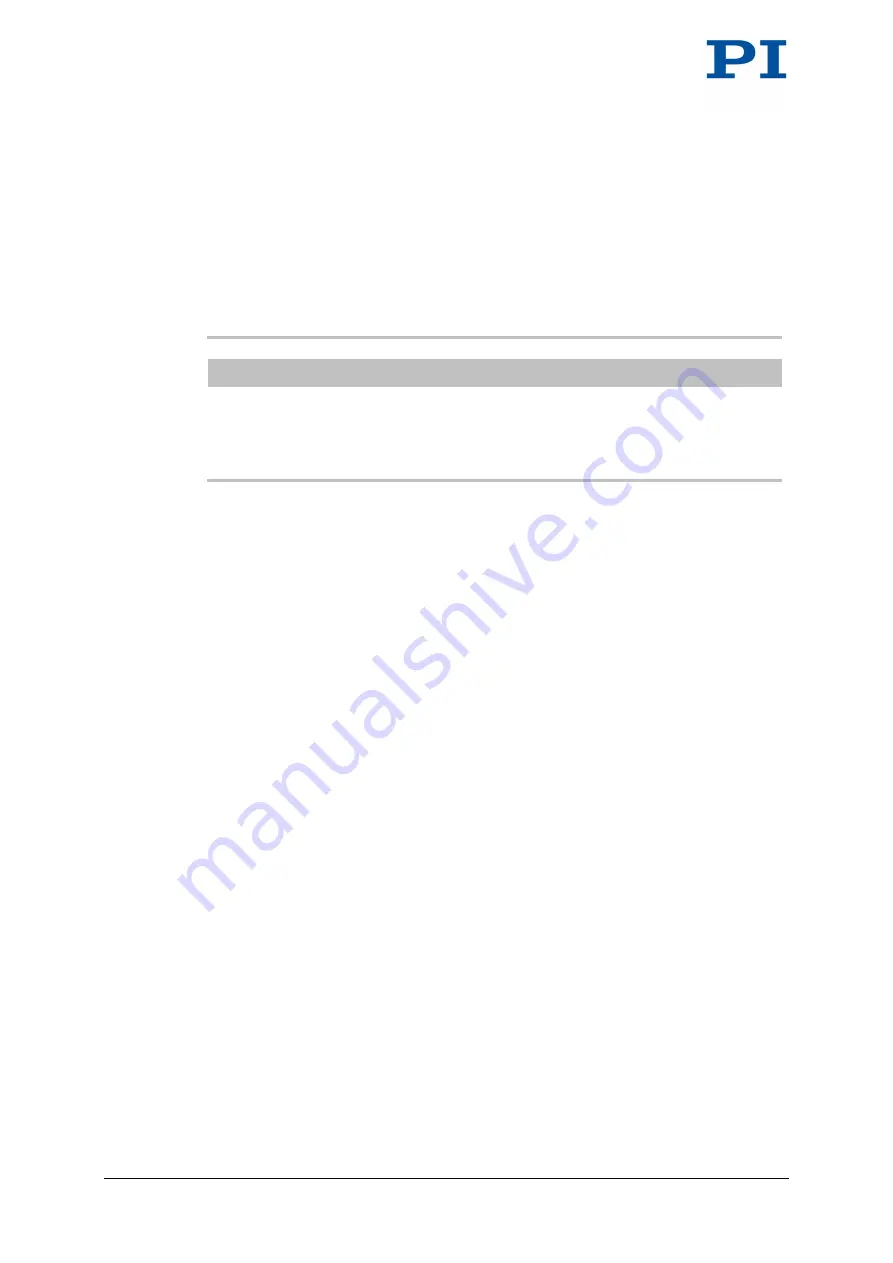 PI M-232.17 User Manual Download Page 20