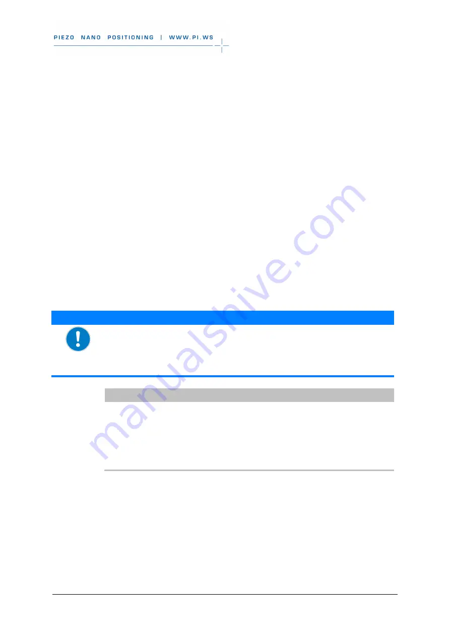 PI M-232.17 User Manual Download Page 23