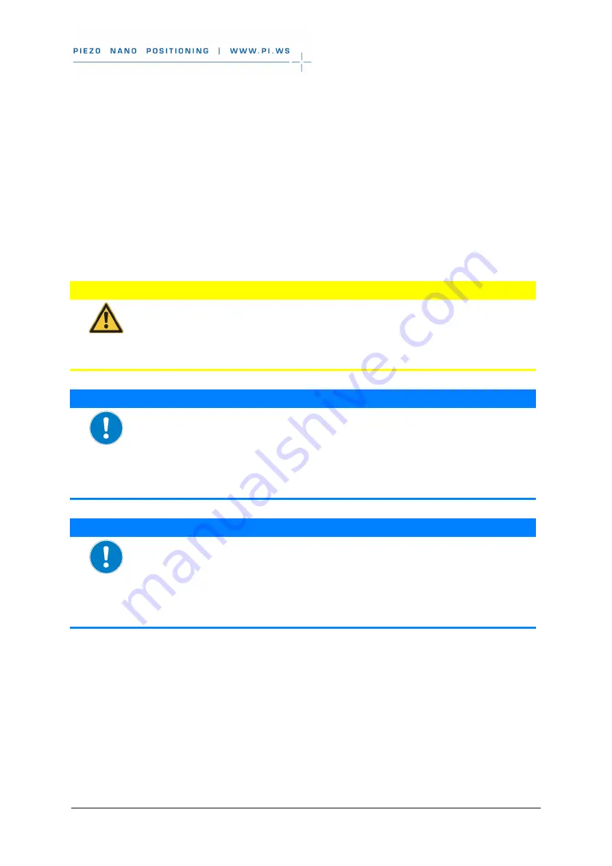 PI M-232.17 User Manual Download Page 31