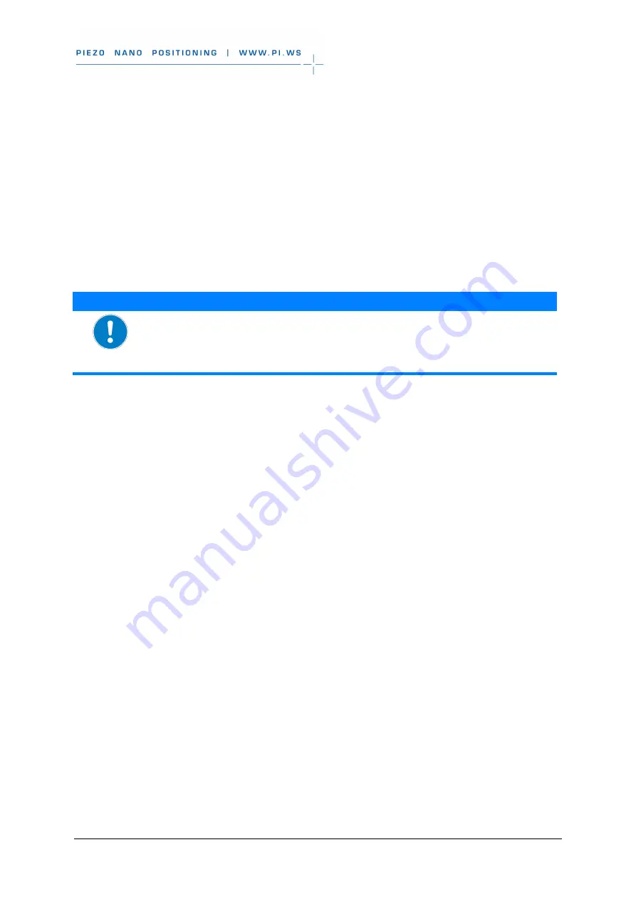 PI M-232.17 User Manual Download Page 37