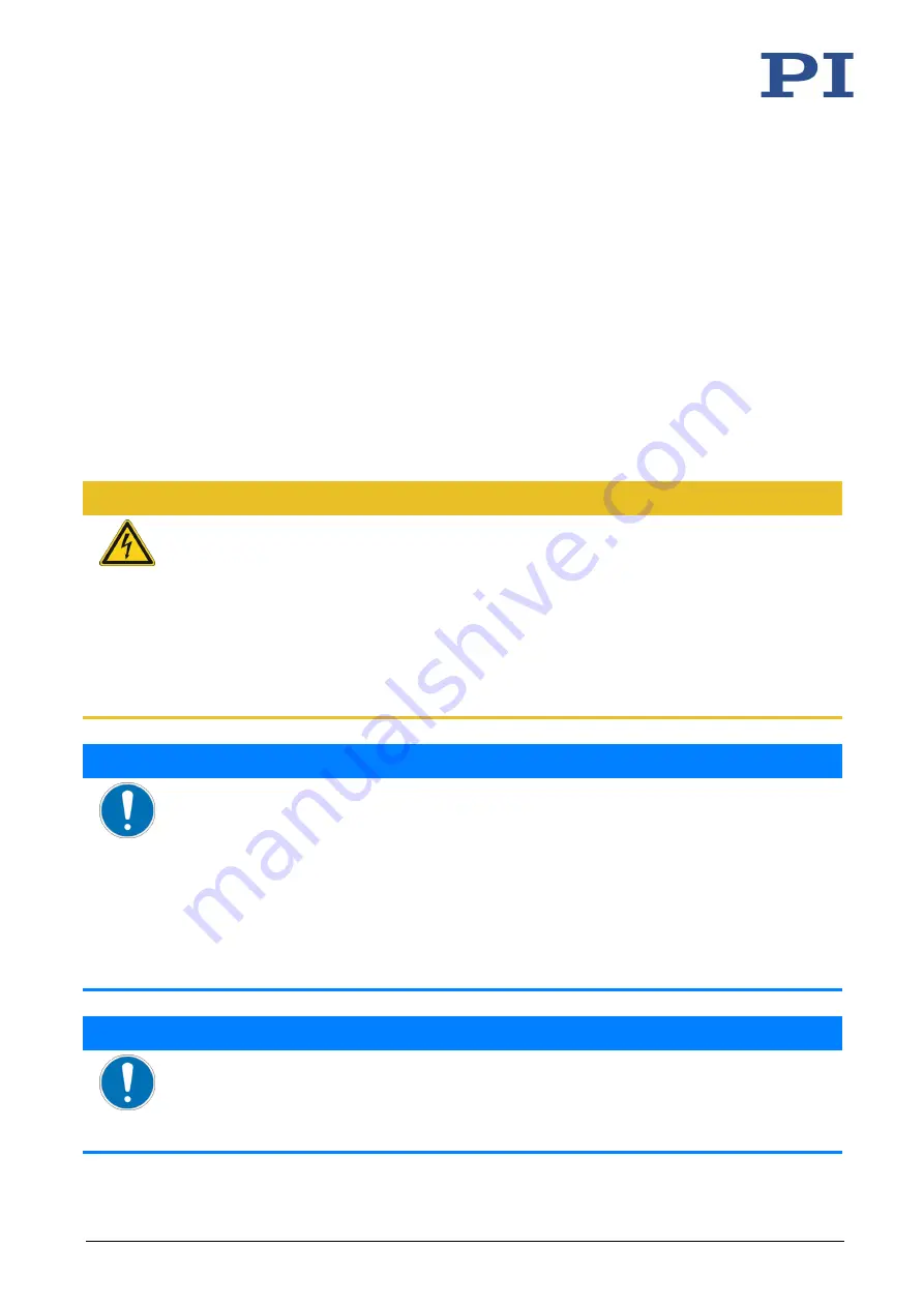 PI M-687.UO User Manual Download Page 27