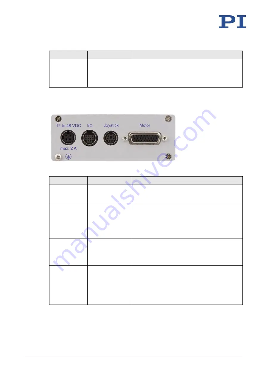 PI MS249E Скачать руководство пользователя страница 14