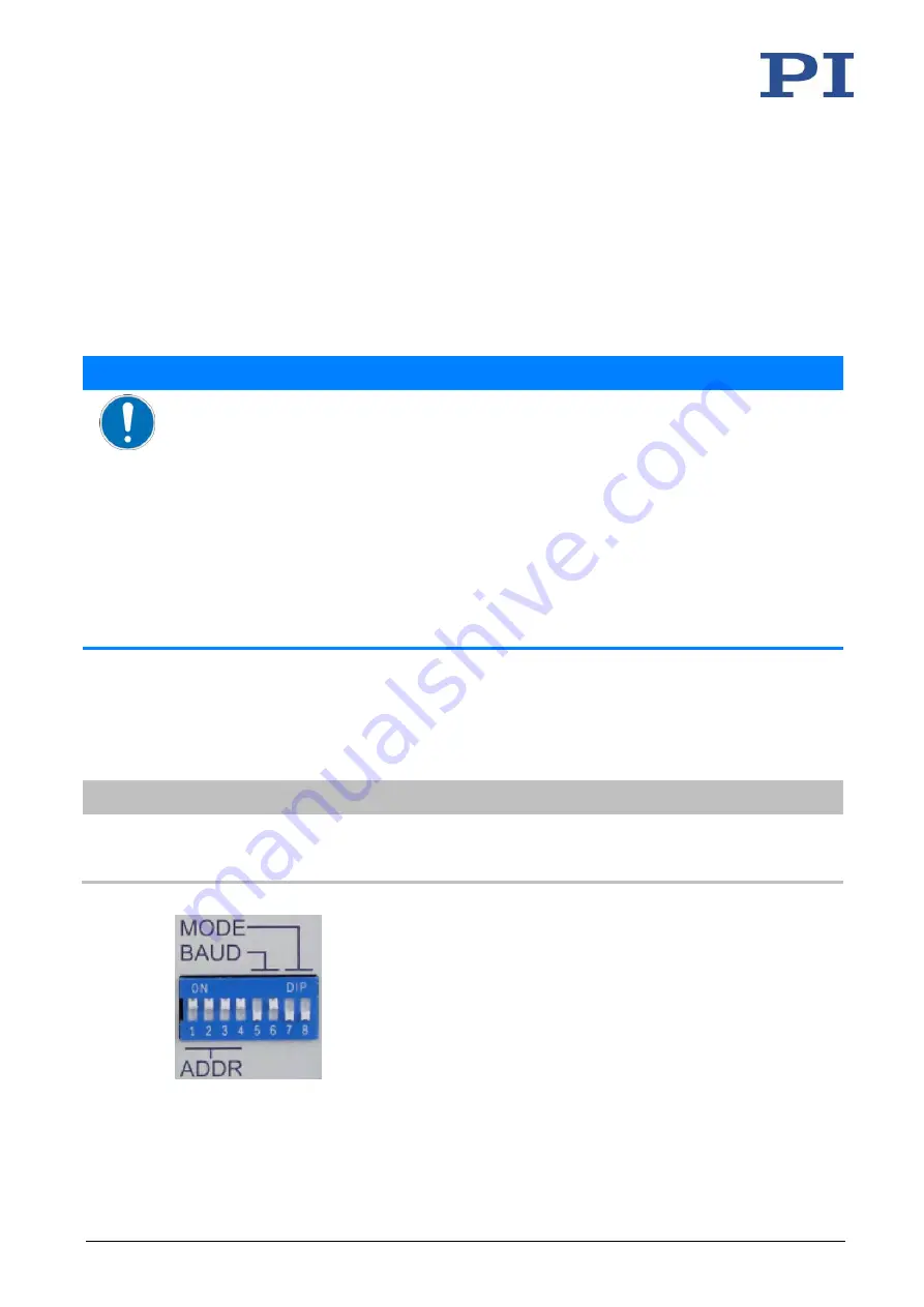 PI MS249E User Manual Download Page 57