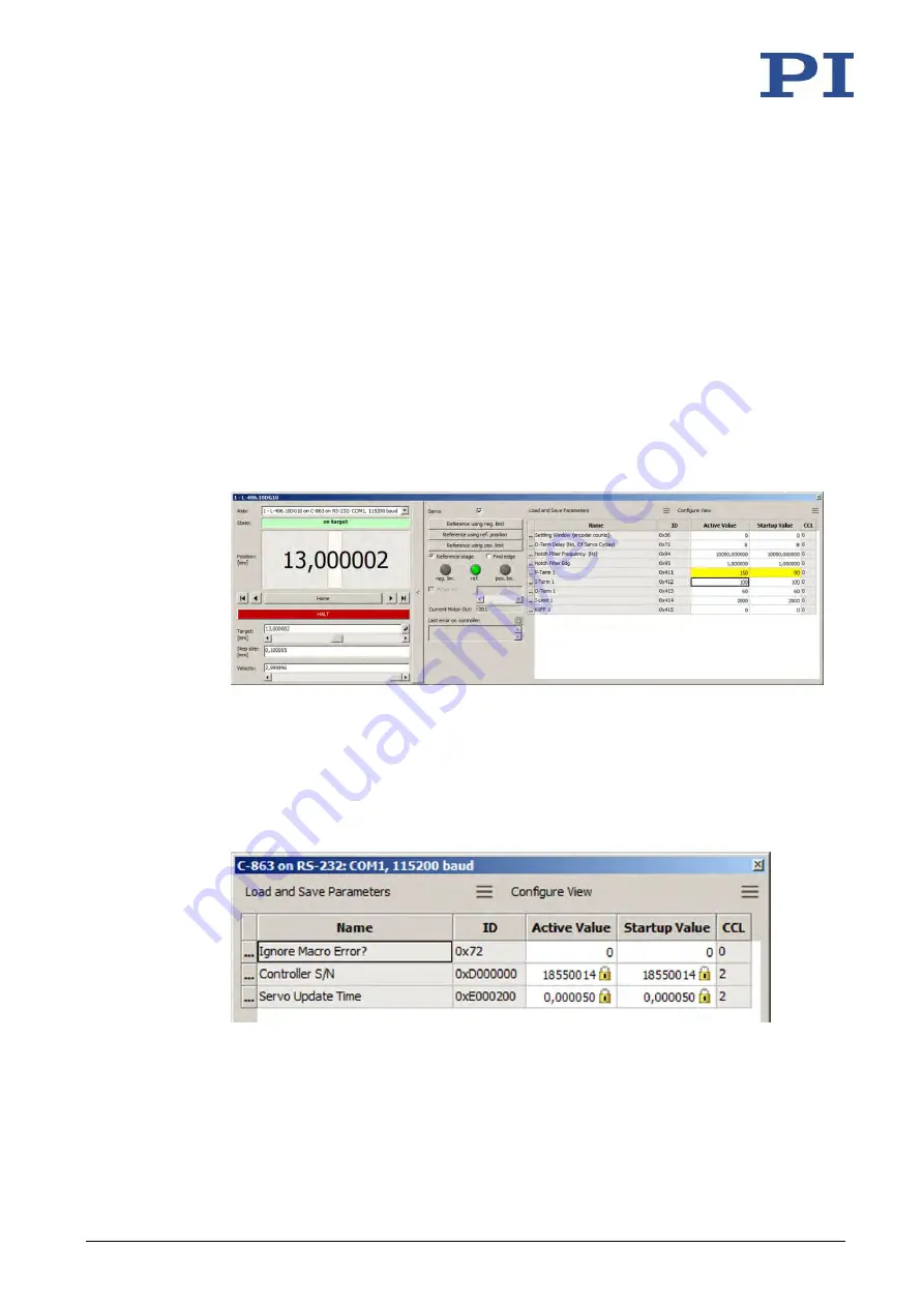 PI MS249E User Manual Download Page 241