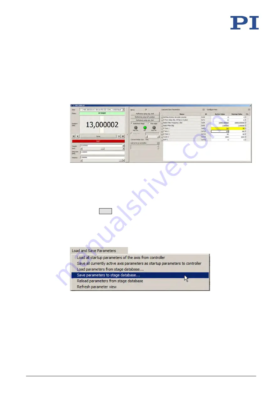 PI MS249E User Manual Download Page 244