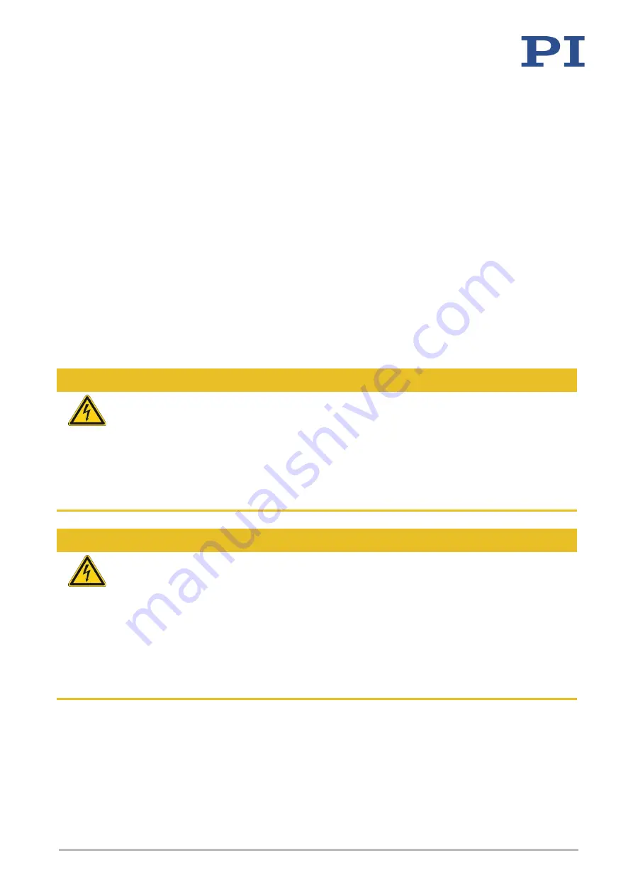 PI P-08 Series User Manual Download Page 35