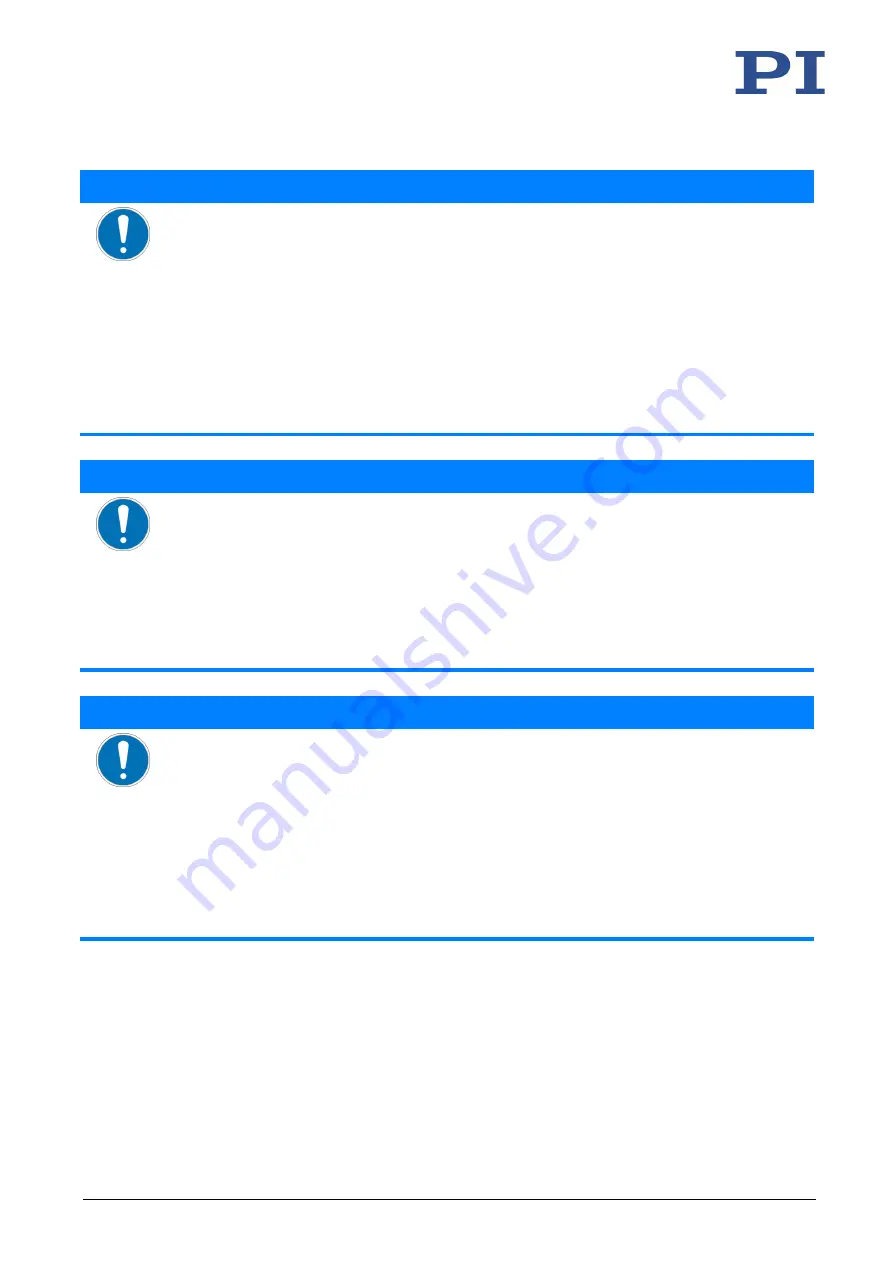 PI P-08 Series User Manual Download Page 38